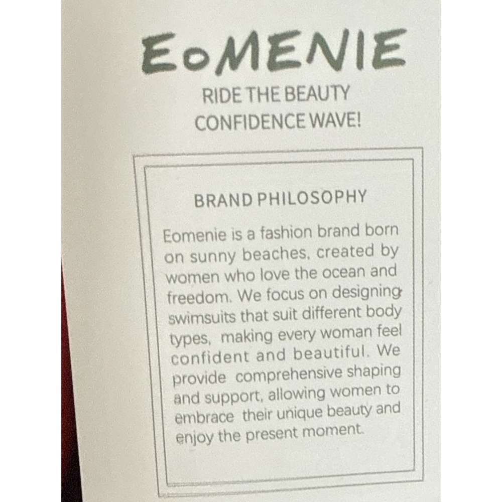 Eomenie Women's Red Ride The Beauty Sz S One Piece Bathing Suit - Picture 7 of 9